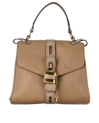 Medium Aby, &pound;450, Handbags, Beige, Leather, Front view